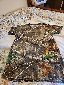Men’s Realtree Edge Camo Hunting Tee Shirt Size (L) - Picture 1 of 3