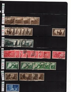 Italy stamp Collection, Dealers Stock, 59 used mh between 290-302 (mb17 - Picture 1 of 2
