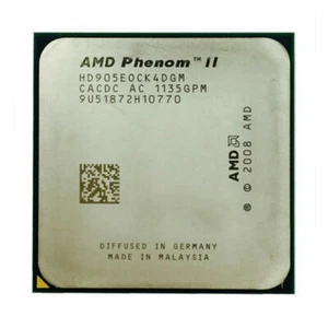 AMD Phenom II X4 905E CPU Quad-Core 2.5 GHz 6M 65W Socket AM3 Processors - Picture 1 of 1