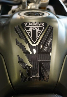 3D Gel Resin Tankpad for Motorcycle Compatible Triumph Tiger 900 Gt And Rally - Image 1 of 4