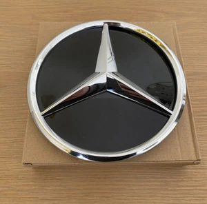 Mercedes Silver Front Grill badge Replacement STAR For FACELIFT W177 W205 2018+ - Picture 1 of 6