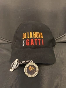 Lot Of Hat & Keychain Oscar De La Hoya Ike Quartey Arturo Gatti Caesars Palace - Picture 1 of 10