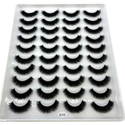 20 pairs natural long 3D mink false eyelashes fake lashes makeup kit Mink Lashes - Image 1 of 4