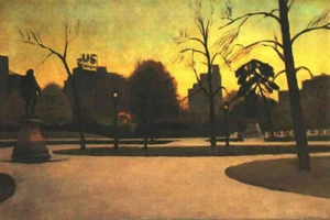 Shakespere at Dusk- Hopper - CANVAS OR PRINT WALL ART - Picture 1 of 1