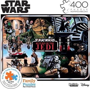 Puzzle BUFFALO Star Wars 400 piezas ~ El Retorno del Jedi piezas grandes y pequeñas - Imagen 1 de 3