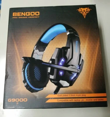 G9000 BENGOO / KOTION EACH Gaming Headset PS4, PC, Xbox One, Noise canceling NEW - Image 1 of 2