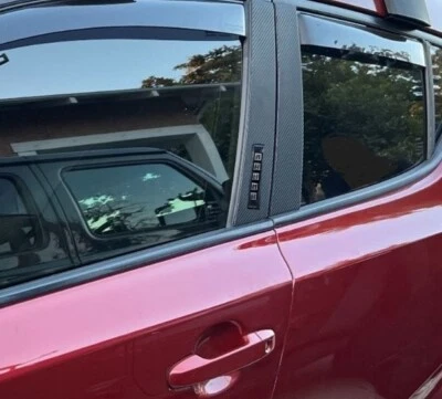 Poste de pilar de fibra de carbono para Ford Taurus 2010-2019 (6 piezas con recorte de teclado) Foto 1 de 2