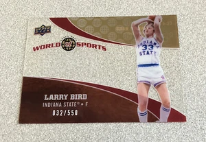 Upper Deck World of Sports Clear Competitors 2010 #CC-4 Larry Bird/550 - Imagen 1 de 2