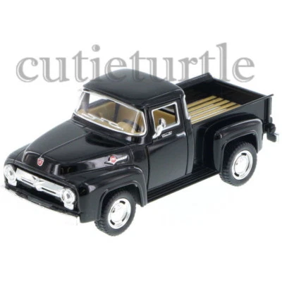 Camioneta Ford F-100 1956 Kinsmart 1:38 diecast coche de juguete negro KT5385D Foto 1 de 3
