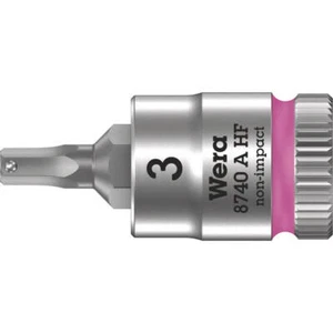 Wera 8740 A HF Zyklop 1/4" Drive Hexagon Socket Bit Metric 3mm - Picture 1 of 1