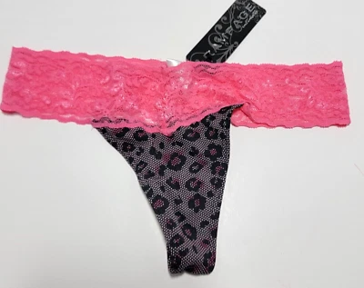 Bragas Tanga Rampage Rosa Encaje Talla 5/S Pequeñas 1 Par Nuevas Con Etiquetas Floral Flor Foto 1 de 4