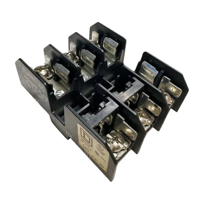 Portafusibles Square D 98157-3, 30A, 600V, 14-10 CU, 25 IN-BLS, FB-3B Foto 1 de 4
