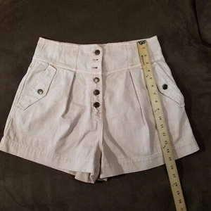 Ulla Johnson Spring Summer 2022 Alvin Denim Shorts Size 8 - Picture 1 of 15