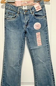 NWT LEVI Strauss Jeans Girl’s Sz 14 Reg Stretch Flare 517 Denim Vintage Blue - Picture 1 of 7
