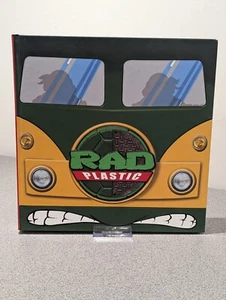 Rad Plastic TMNT Teenage Mutant Ninja Turtles Action Figure Book OOP RARE - Picture 1 of 8