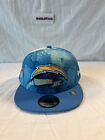 New Era 9FIFTY LA Chargers Ink Dye Hat Men's One Size Adjustable Snapback NEW