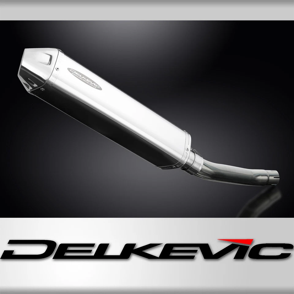 Suzuki GS500 E/F 1989-2009 Slip On 17" Tri-Oval Kit Silenciador de Escape Inoxidable Foto 1 de 4