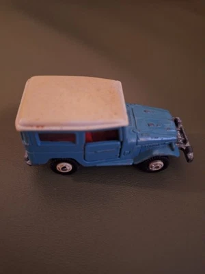 СТАРЫЕ ЛИТЫЕ КАРМАННЫЕ АВТОМОБИЛИ TOMY TOMICA NO 2 TOYOTA LAND CRUISER СДЕЛАНО В ЯПОНИИ - Изображение 1 из 4