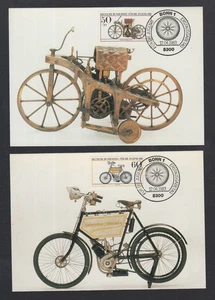 BRD 1983 Maximumk. Historische Motorräder BMW, NSU, Daimler-Maybach Megola-Sport - Bild 1 von 2