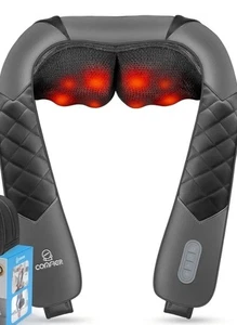 Massaggiatore spalle schiena collo shiatsu impastamento profondo Comfier con fascia termica braccio - Foto 1 di 6