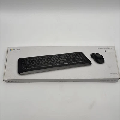 Microsoft Wireless Keyboard and Mouse w Dongle (Model 850 Desktop PY9-00001)  - Image 1 of 4