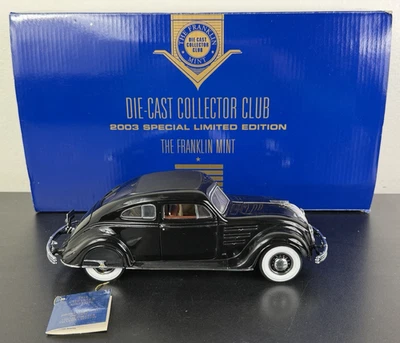 Franklin Mint 1934 Chrysler Airflow Die Cast Collector Club 1:24 Limited Edition - Image 1 of 4