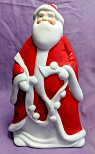 Estatua de cerámica vintage Department 56 Papá Noel Papá Noel 8" SIN CAJA - Imagen 1 de 11