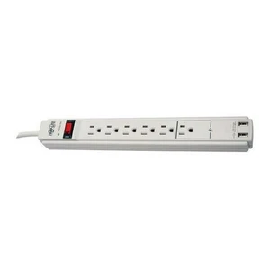 Eaton TLP606USB EATON TRIPP LITE SERIES PROTECT IT 6-OUTLET SURGE PROTECTOR, 6 F - Picture 1 of 1