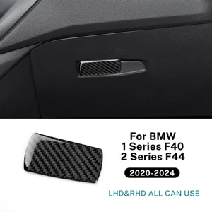 Co-Pilot Storage Box Switch Sticker Fit BMW 1 2 Series F40F44 20-24 Carbon Fiber - Picture 1 of 8