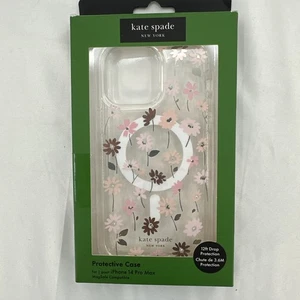 Kate Spade iPhone Case 14 Pro Max Hardshell Magsafe Flower Pot - Picture 1 of 8