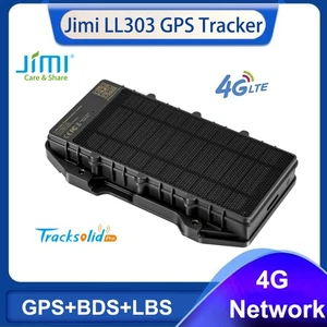 JIMI LL303 4G Solar Power Waterproof GPS Tracker w/ Battery GPS+LBS Positioning - Picture 1 of 7