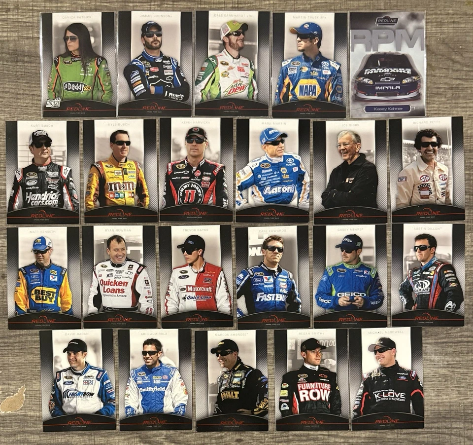 2012 Press Pass Redline LOT (23) Danica Patrick RC, Jimmie Johnson, Earnhardt Jr - Image 1 of 1