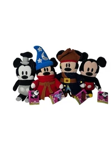 Disney Mickey Mouse Plush Toy Figure Pook a Looz Lot Of 4 Clean Conditions 12” - Picture 1 of 18