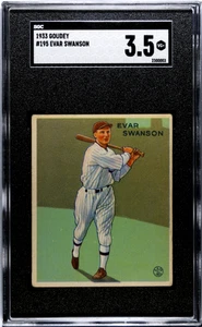 Goudey Evar Swanson 1933 #195 SGC 3,5 Medias Blancas de Chicago - Imagen 1 de 2