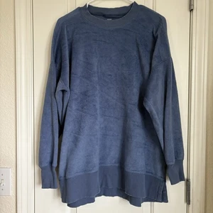 Aerie Damen flauschiger lässiger Oversize Pullover kuscheliger Rundhalsausschnitt - Größe M - Bild 1 von 10