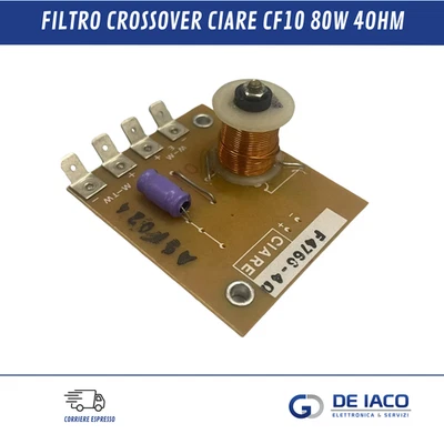 FILTRO CROSSOVER VINTAGE CIARE CF10 80W 4OHM - Immagine 1 di 2