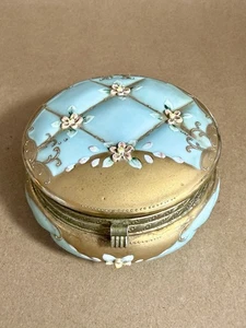 Ardalt Lenwile China Handpainted Porcelain Jewelry Hinged Trinket Box - Picture 1 of 8