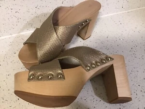DVF Diane von Furstenberg Sandals Clogs Platform Sandal 6.5 $298 - Picture 1 of 7