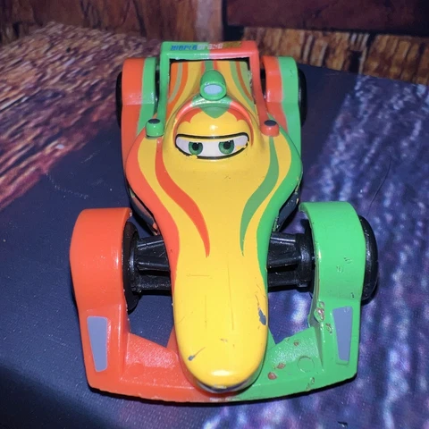 Disney Pixar Cars "RIP CLUTCHGONESKI" Colorful Metal Car 1:64 Diecast READ Cover