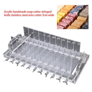 Soap Loaf Cutter Slicer Acrylic Soap Cutting Machine Mold 3cm Wide Cutting Tool - Picture 1 of 12