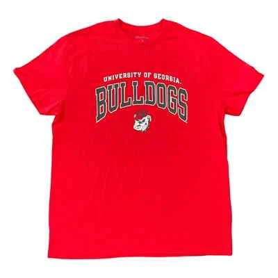 Champion Men's NCAA Georgia Bulldogs Short Sleeve Crew Neck Tee Size M Red - Image 1 of 4
