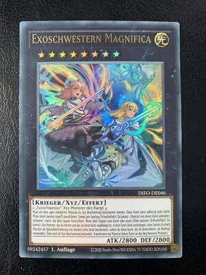 Yu-Gi-Oh! Exosisters Magnifica DIFO-DE046 1st Ed Ultra Dimension Force GERMAN - Image 1 of 2