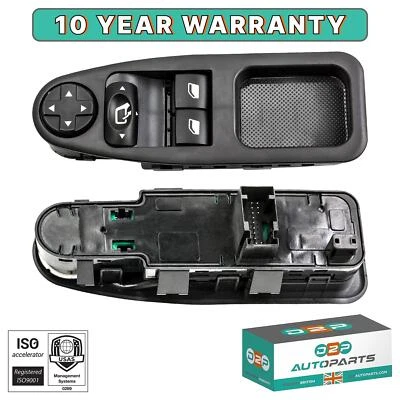 ELEKTRISCHER FENSTERSCHALTER FÜR FIAT SCUDO CITROEN VERSAND PEUGEOT EXPERT 6554ZJ - Bild 1 von 4