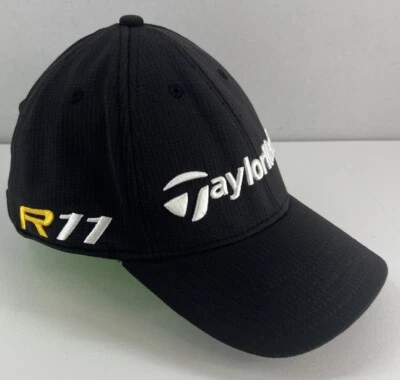 Boné ajustável Taylormade Golf R11 queimador preto com alça - Imagem 1 de 4