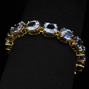 Stupendous Color Change Sapphire 77.90Ct 925 Sterling Silver Handmade Bracelets - Picture 1 of 10