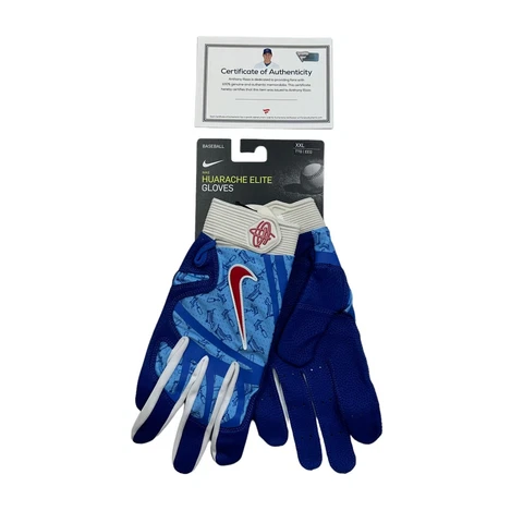 Nike Elite Anthony Rizzo Kevin Dog PE Batting Gloves Cubs Issued XXL Fanatics Cover