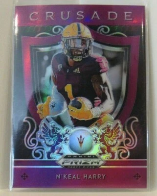 N'Keal Harry RC 2019 Panini Prizm Draft Picks PURPLE Refractor ASU Sun Devils - Image 1 of 2