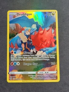 Pokemon DRUDDIGON TG09/TG30 - SWSH SILVER TEMPEST TRAINER GALLERY HOLO - NM/MT - Picture 1 of 2