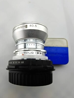 Voigtlander 35mm f:3.4 Skoparex DKL + 345/41 Filter For Canon Mont - Image 1 of 4