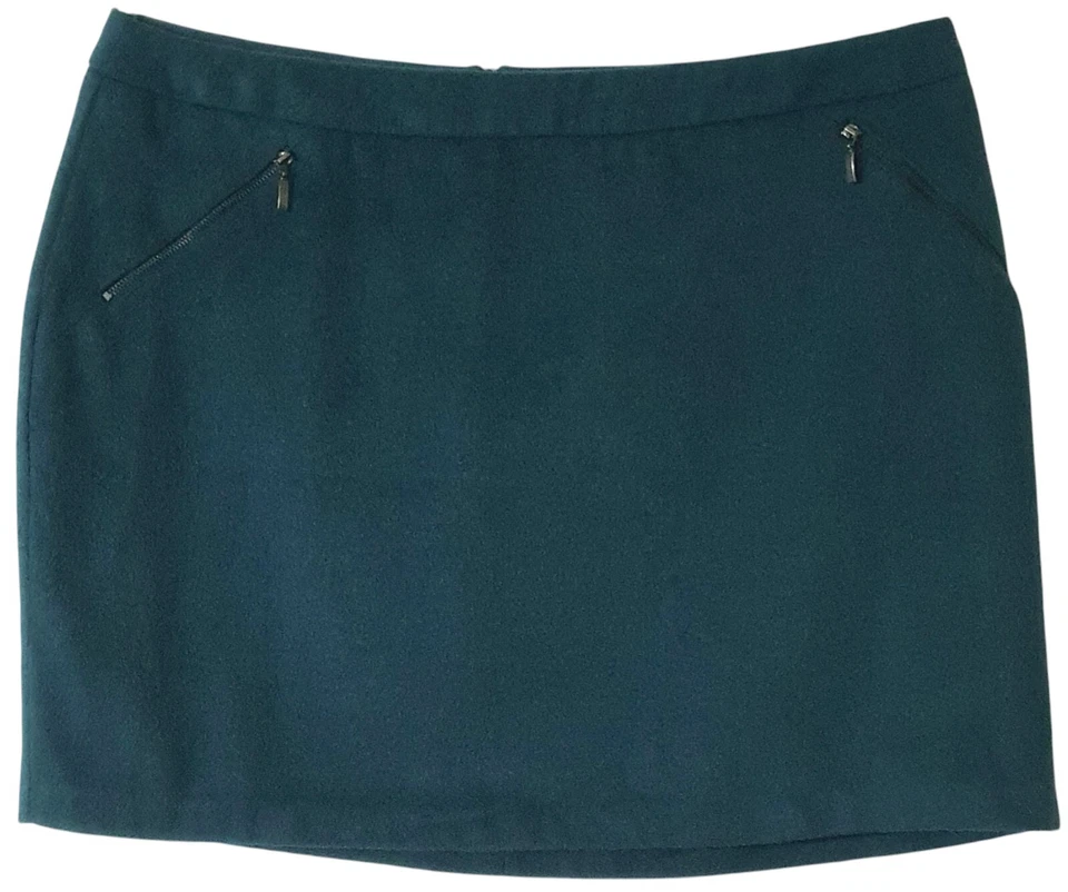 GEORGE/Ladies/Women's Teal Green Fuzzy Skirt - Size 20 - Image 1 of 3